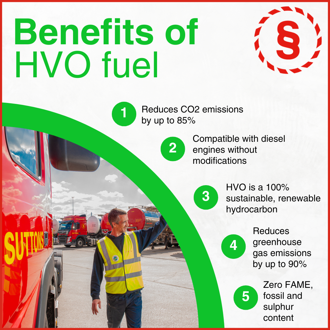 Suttons Tankers Explain the Benefits of Using HVO Fuel